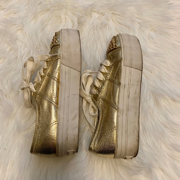 Steve Madden | Gold Platform Braady - Picture 7 of 8